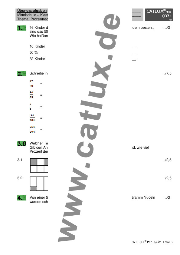 Übungen Mathematik Übungsaufgaben für das Gymnasium Mathematik Klasse 6 zum Thema