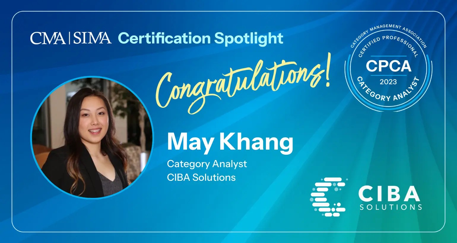 CMA Certification Spotlight May Khang Category Management Association