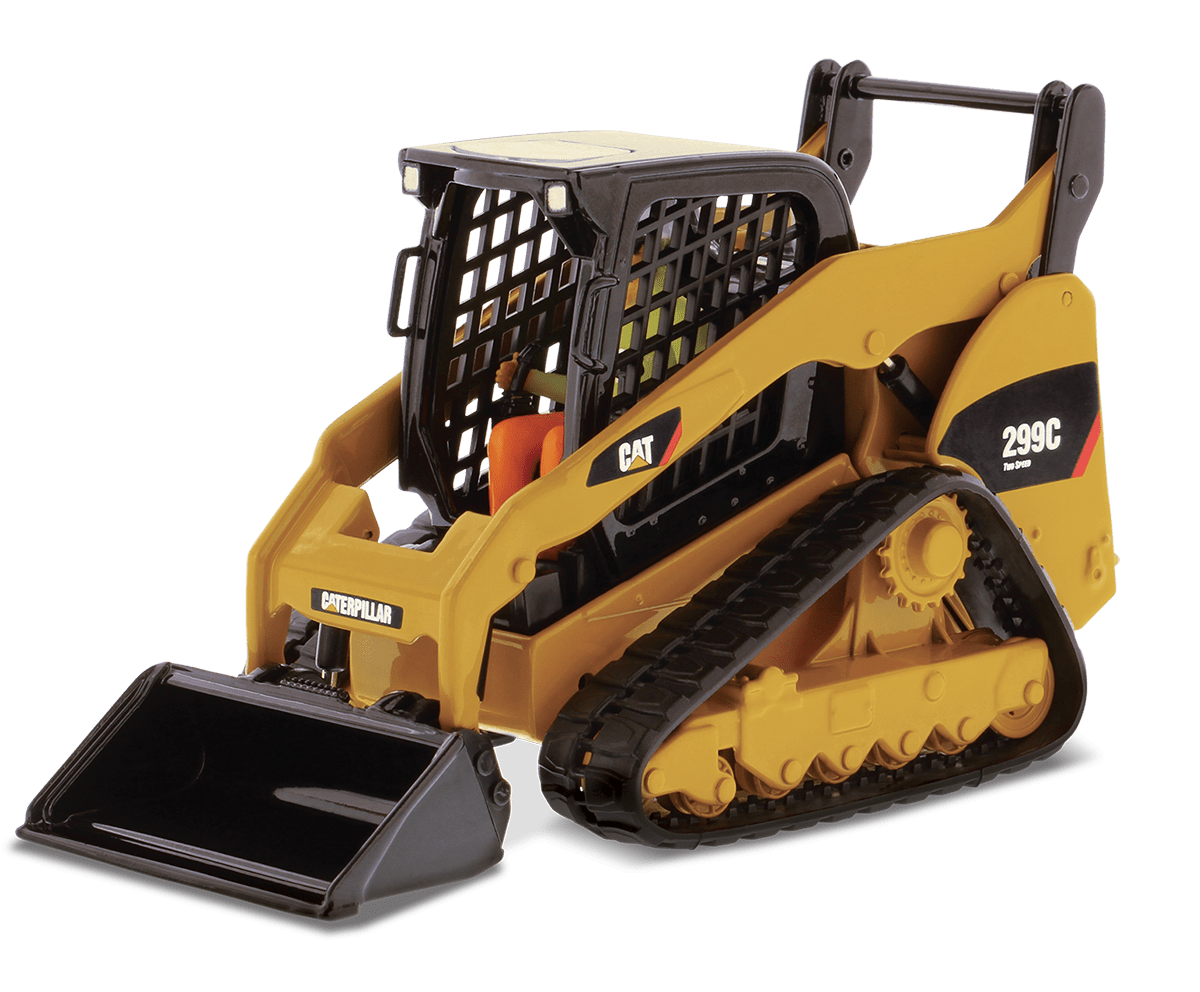 Cat Diecast 299C Compact Track Loader with work tools 85226 132 Scale