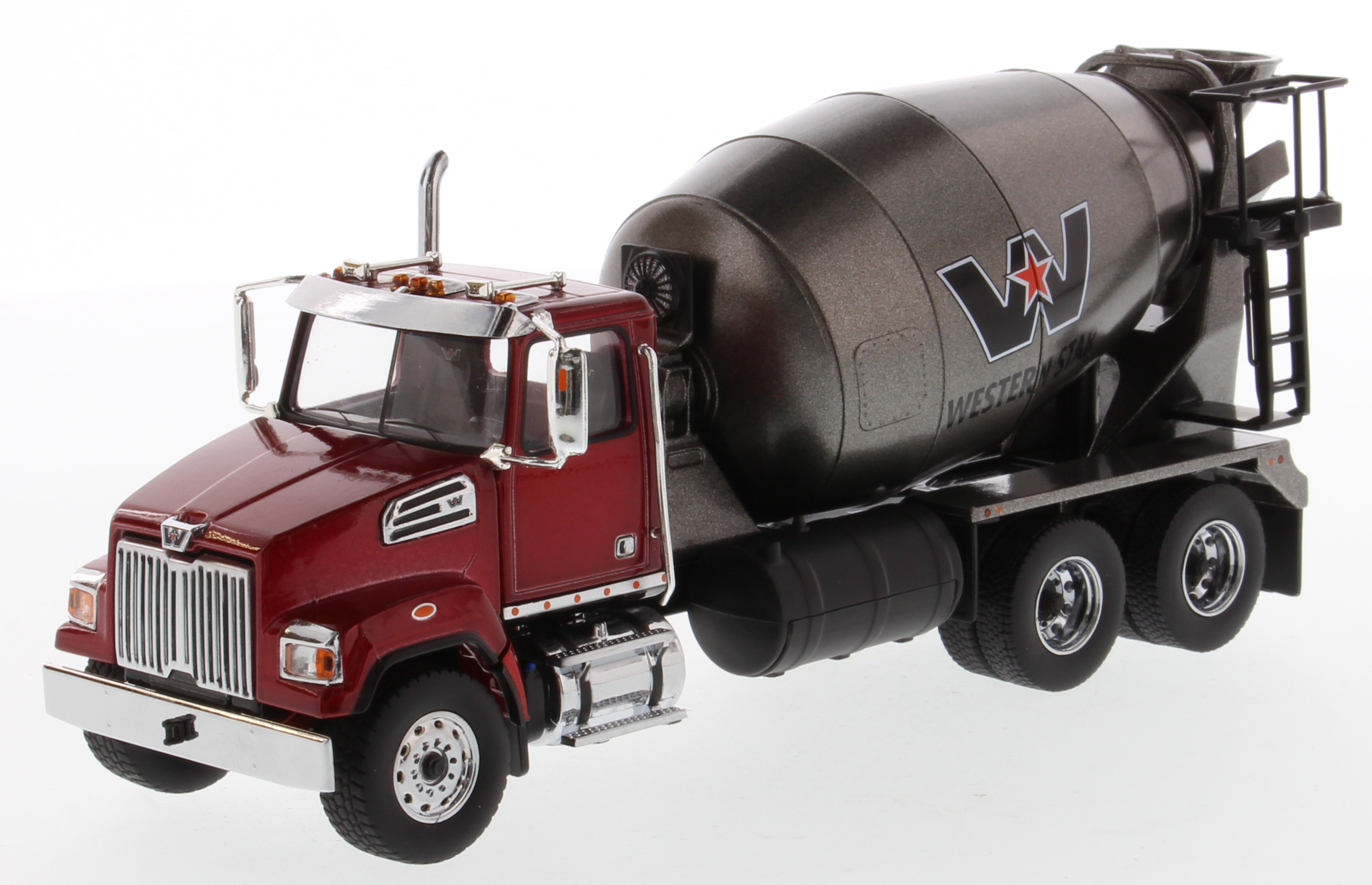 Western Star 150 scale Diecast 4700 SF Concrete Mixer Metallic Red