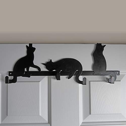 Evelots Over Door Hook/HangerCat/KittyCoat/Towel/Purse4 Iron Hooks