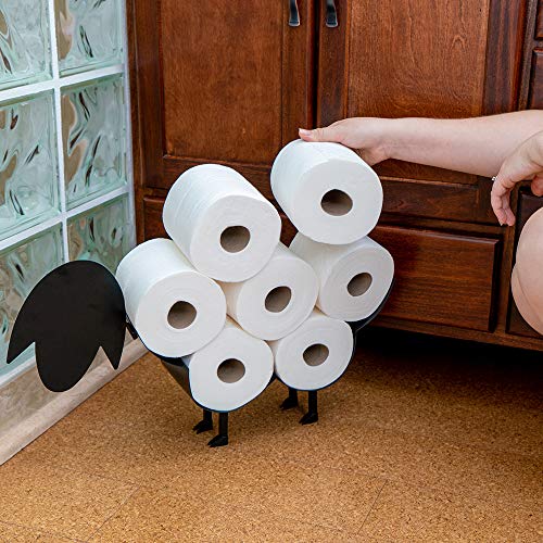 East World Cat Toilet Paper Holder Free Standing and Wall Mount Toilet