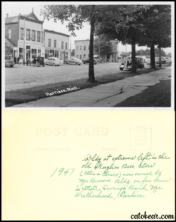 Harrison Michigan RPPC