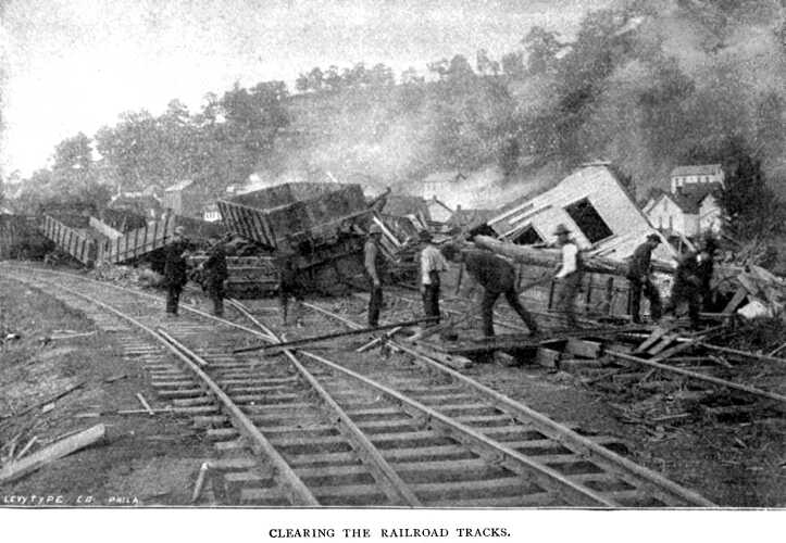 Railroad Johnstown Pennsylvania Flood Railway Engineer