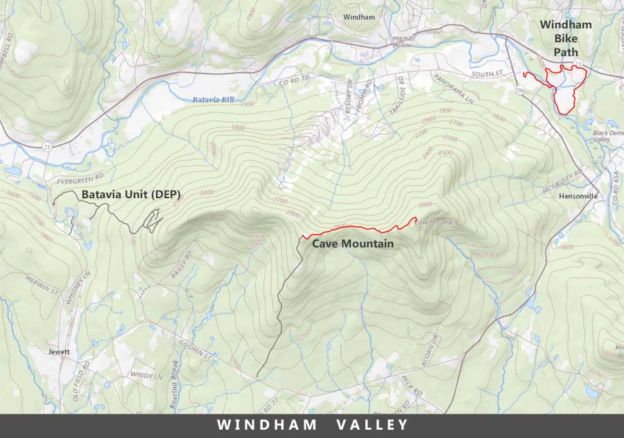 Hunter Tannersville Valley hiking and mountain biking