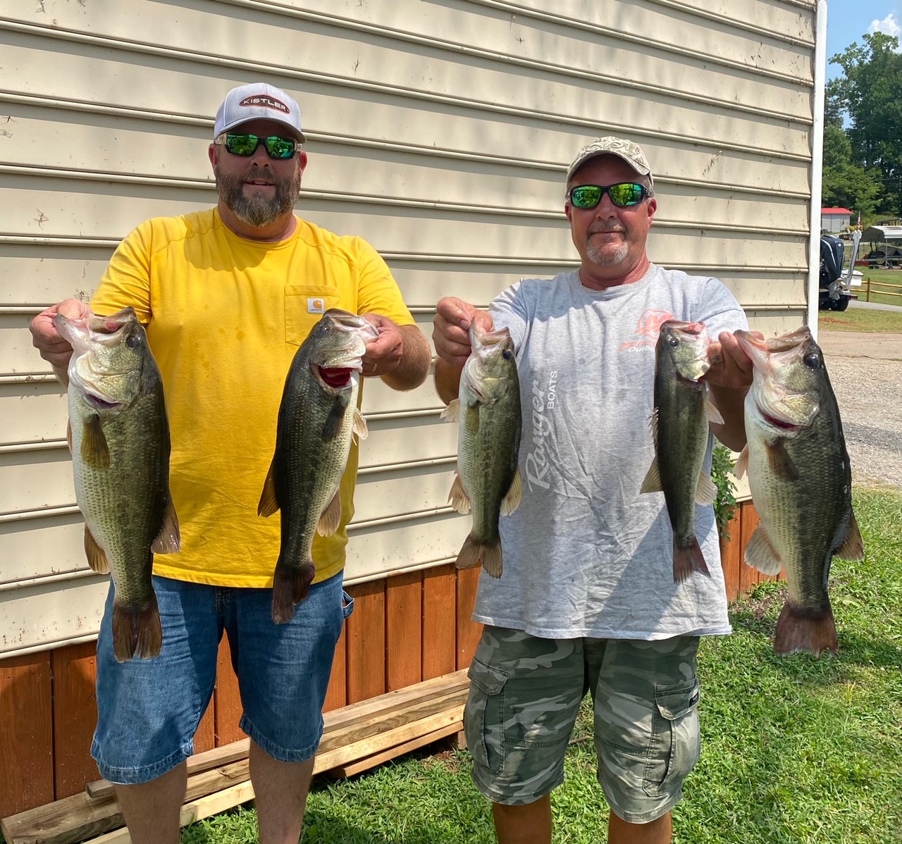 Tournament Results Leesville Lake, VA August 8, 2021 Carolina Anglers Team Trail
