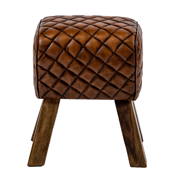 Diamond Stitch Stool Small Caulders Garden Centres