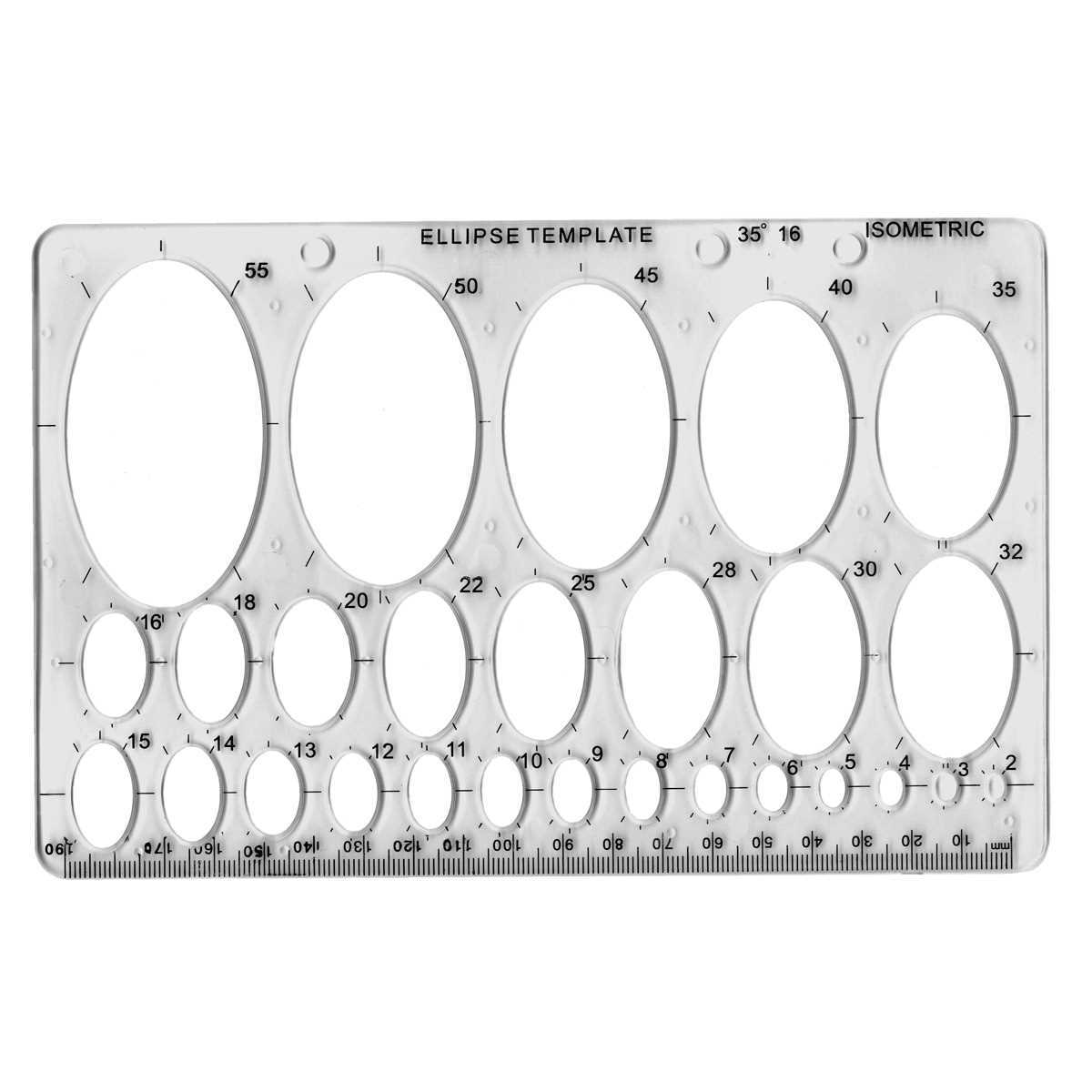 Ellipse Template pk20 Cavalier Art Supplies