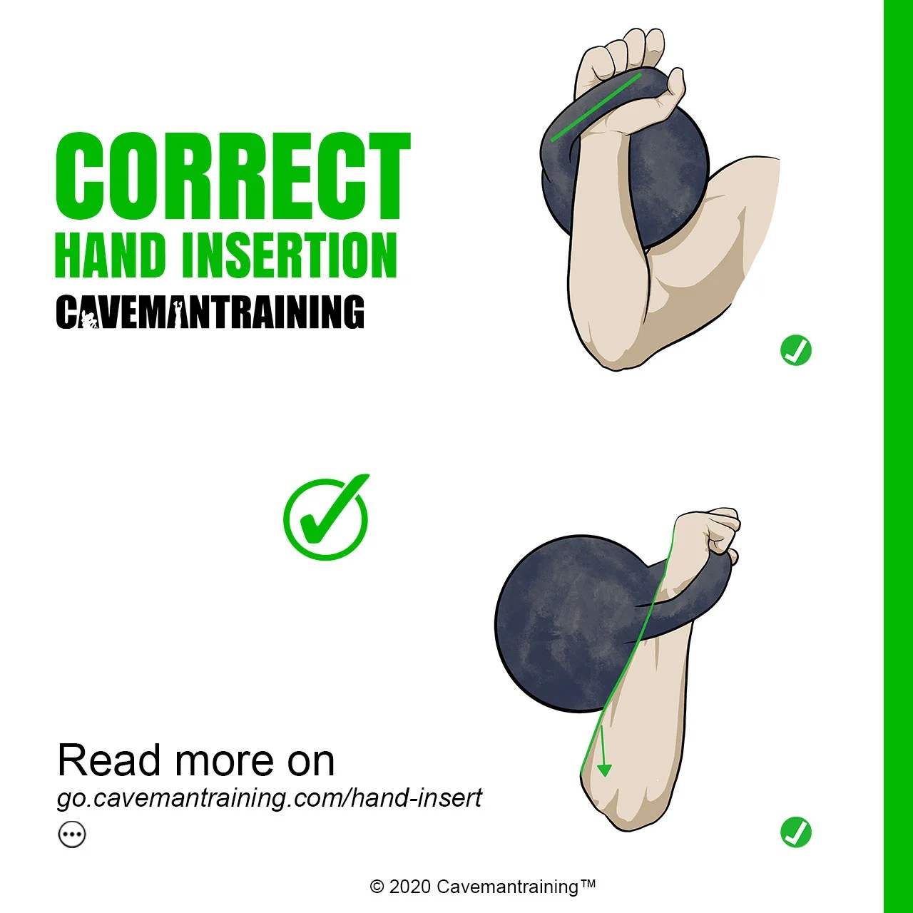 Correct Kettlebell Hand Insert and Broken Wrist Grip