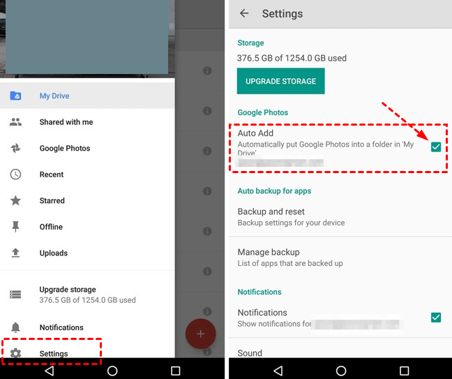 How to Make Google Drive Auto Backup Folder on PC and Android?