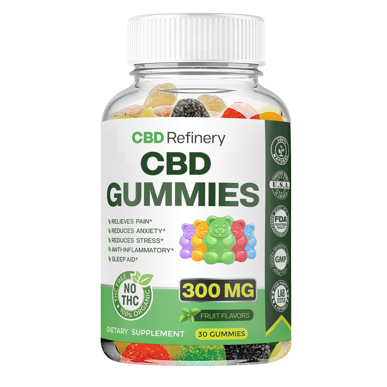 CBD Gummies 300MG CBD Refinery