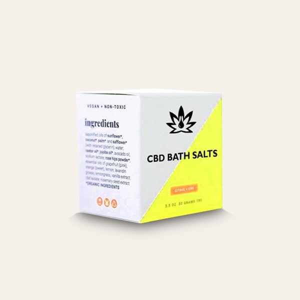 CBD Bath Salts Boxes Custom Design & Printing