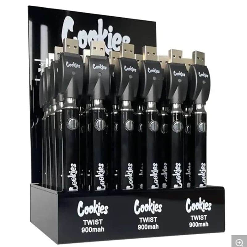 CBD 900mAh Cookies Twist Battery Charger Kit for Cartridges
