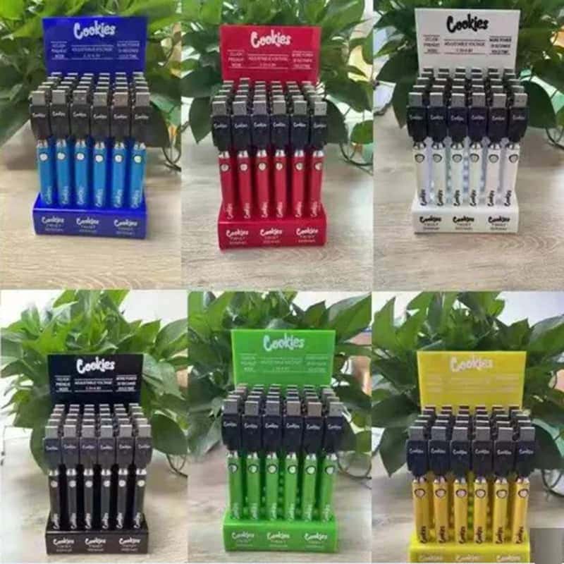CBD 900mAh Cookies Twist Battery Charger Kit for Cartridges