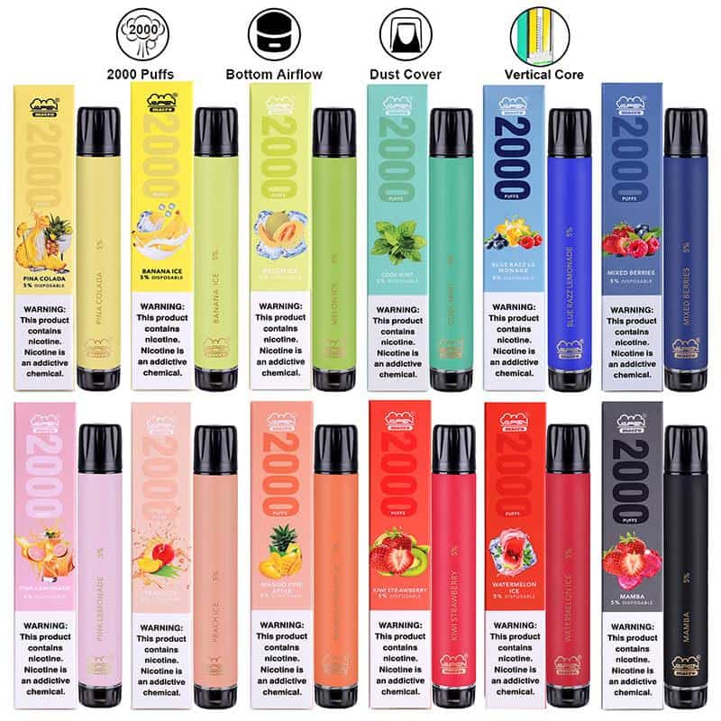 Posh Plus Upgraded Version Vapen Marco 2000 Puffs, Fast Shipping