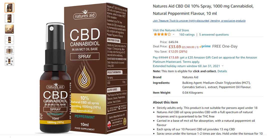 Amazon Launches CBD Pilot Program For Select CBD Brands CBD Sloth
