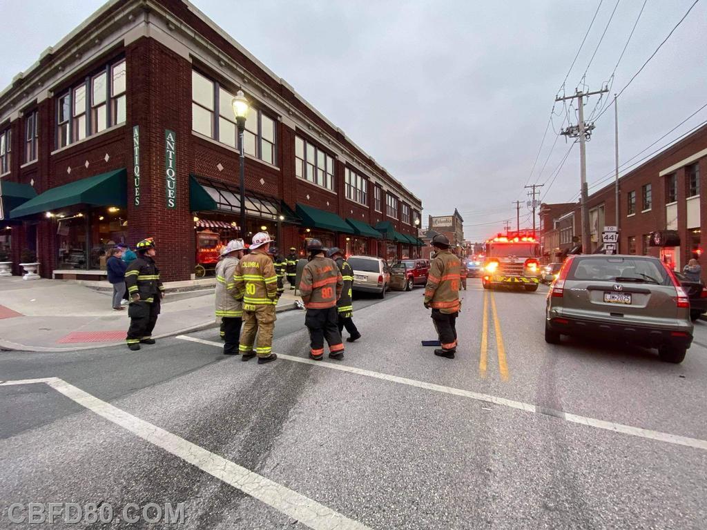 Training With Wrightsville and Vehicle Crash Columbia Borough Fire Department