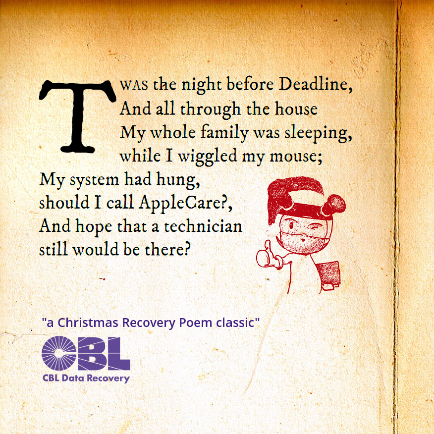 'Twas the Night Before Deadline a Christmas Recovery Poem