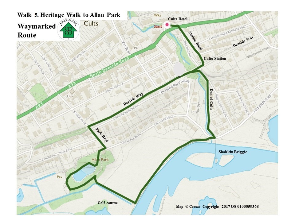 Walk 5. Heritage Walk to Allan Park Cults, Bieldside & Milltimber