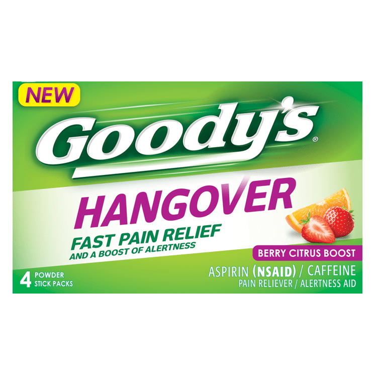 Goody’s Hangover Fast Pain Relief Berry Citrus Boost CB Distributors