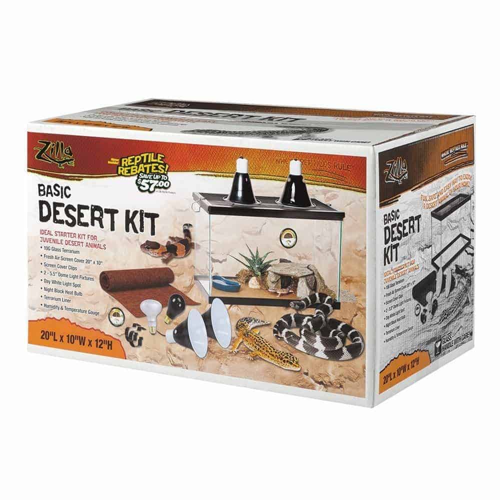 Zilla Desert Basic Starter Kit Leopard Habitat for sale Leopard Gecko