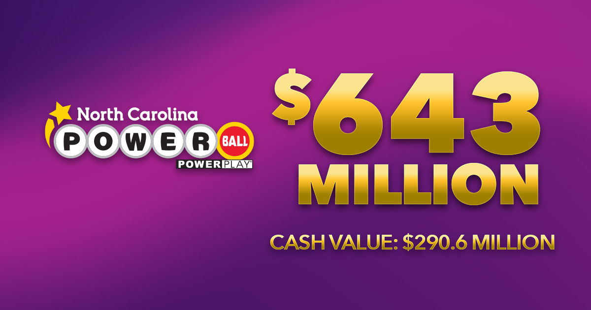 NC Powerball Largest jackpot since April 2024 up for grabs