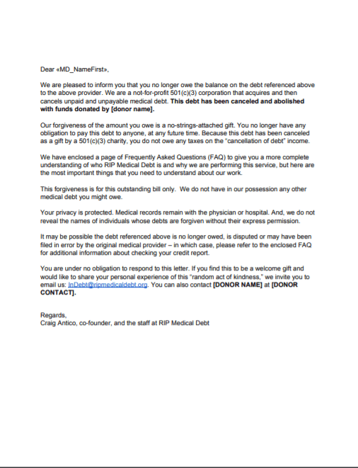 Medical Bill Letter For Your Needs Letter Templates