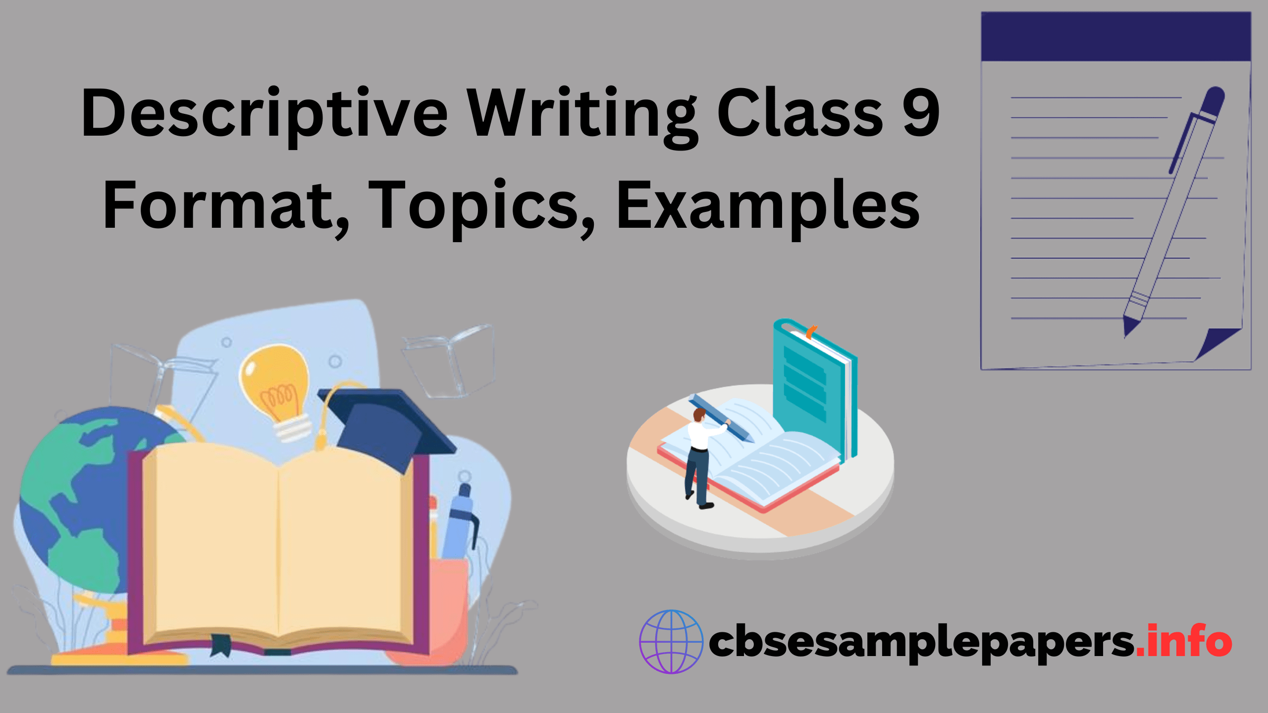 Descriptive Writing Class 9 Format, Topics, Examples CBSE Sample Papers