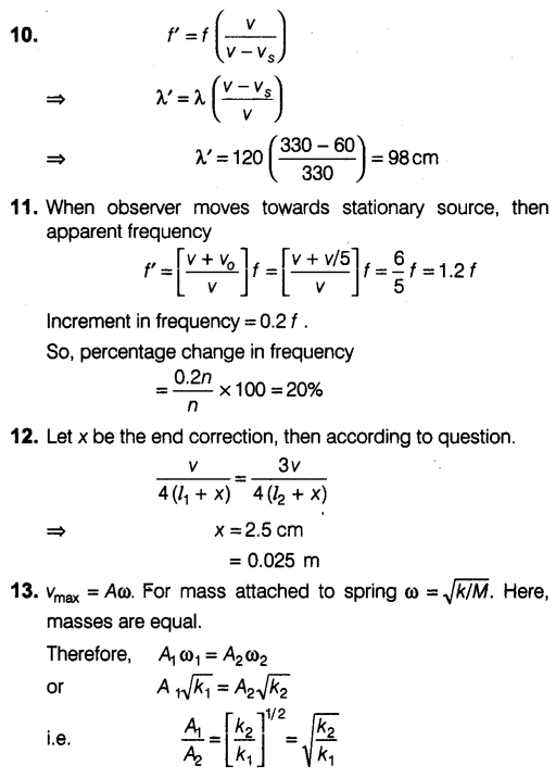 NEET Physics Chapter Wise Mock Test Waves and Oscillations CBSE Tuts