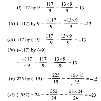 Selina Concise Mathematics Class 7 ICSE Solutions Chapter 1 Integers ...