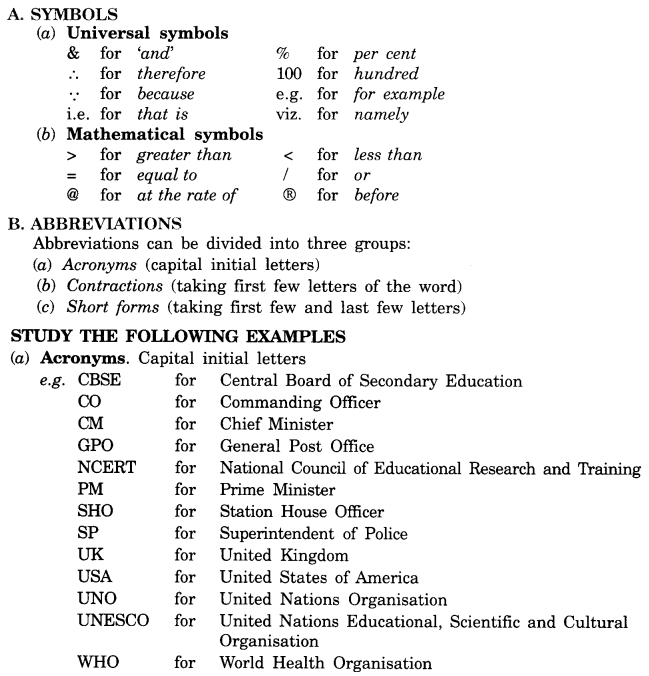 Note Making Class 11 CBSE Format, Examples CBSE Tuts
