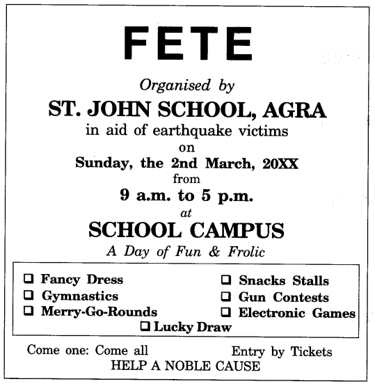 Poster Writing Class 12 Format, Examples, Samples, Topics CBSE Tuts