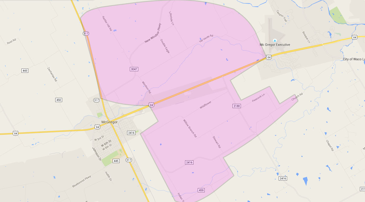 Who We Serve Central Bosque Water Supply Corp.