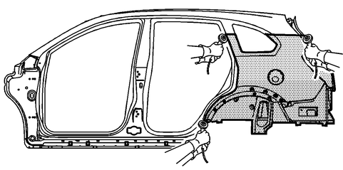 Chevrolet Captiva Service & Repair Manual - Quarter Panel - Body & Frame