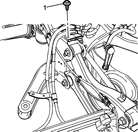Chevrolet Captiva Service & Repair Manual - Parking Brake Cable R&R