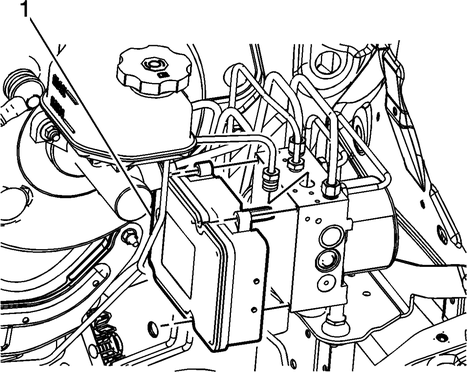 Chevrolet Captiva Service & Repair Manual - ABS Control Module R&R - Brakes