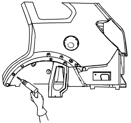 Chevrolet Captiva Service & Repair Manual - Quarter Panel - Body & Frame