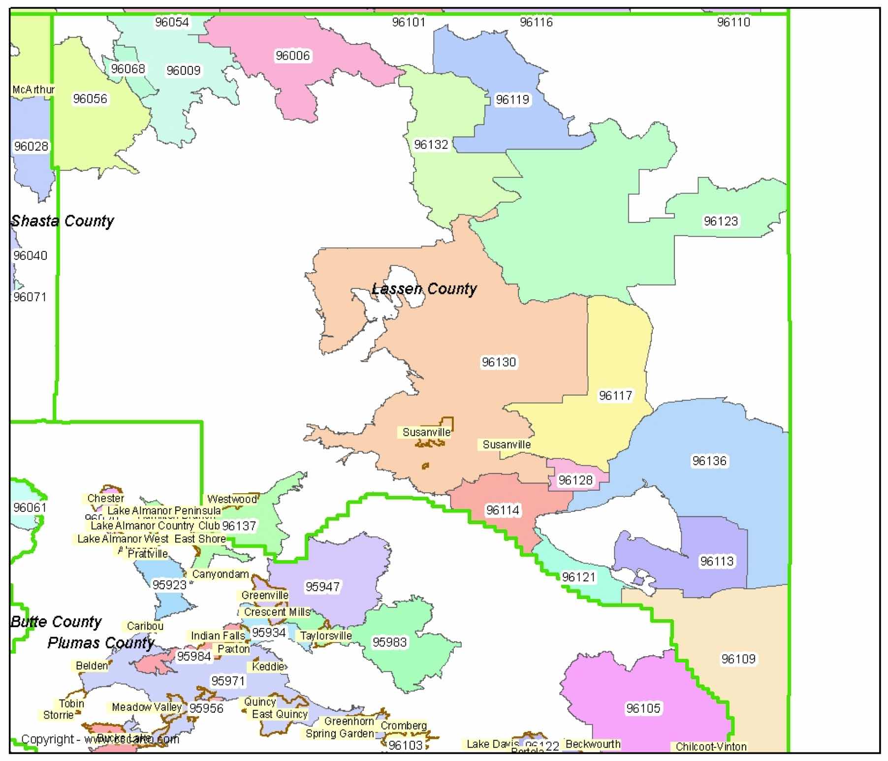 California Zip Code Map Guide Find comprehensive zip code maps