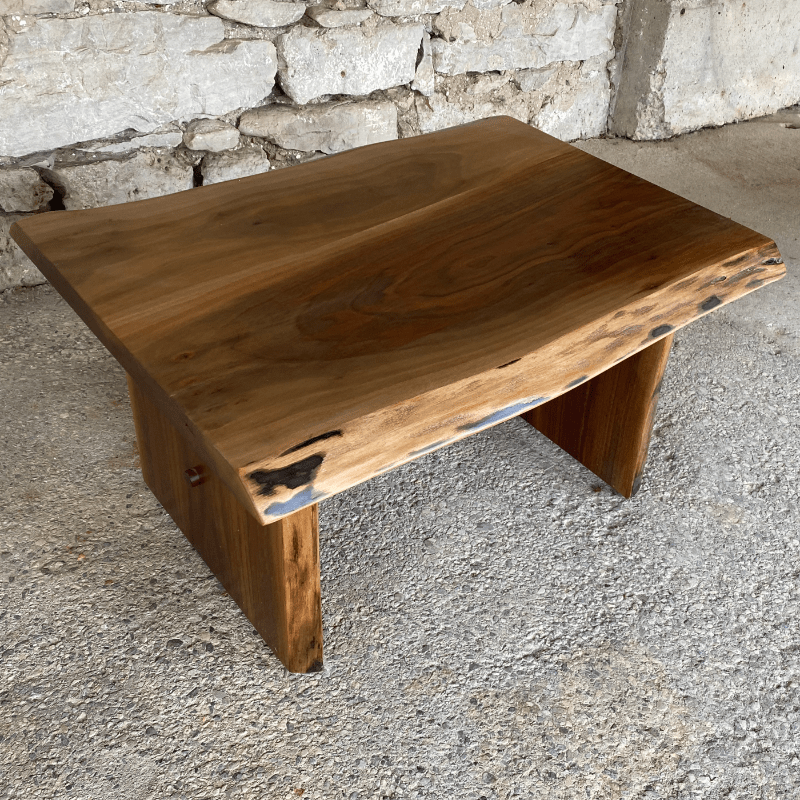 35 inch long Walnut Coffee Table Country Charm Mennonite Furniture