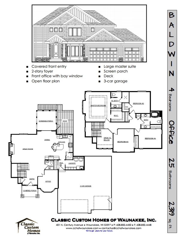Baldwin Classic Custom Homes, Waunakee, WI