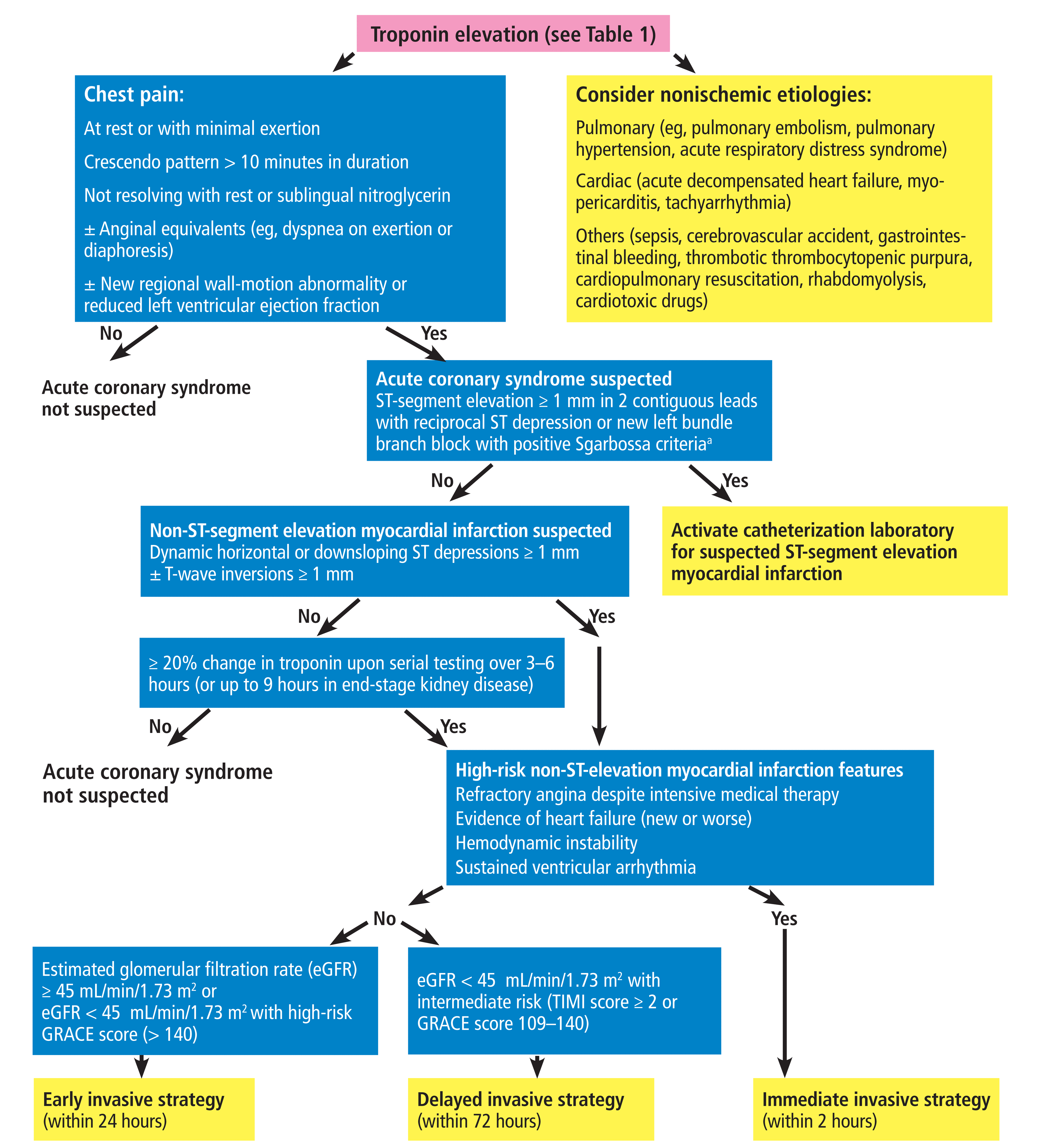 Evaluating troponin elevation in patients with chronic kidney disease