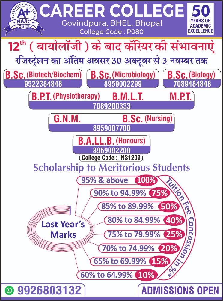 Best Law College in Bhopal Career College of Law
