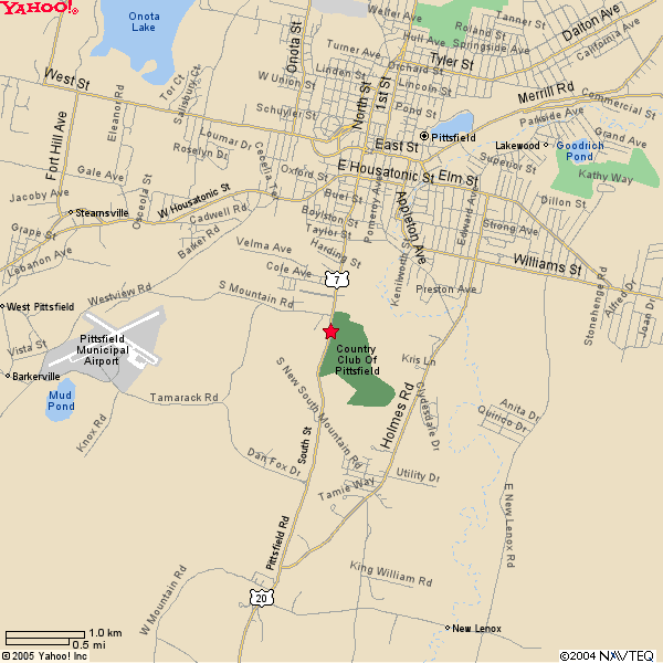 Country Club of Pittsfield Directions