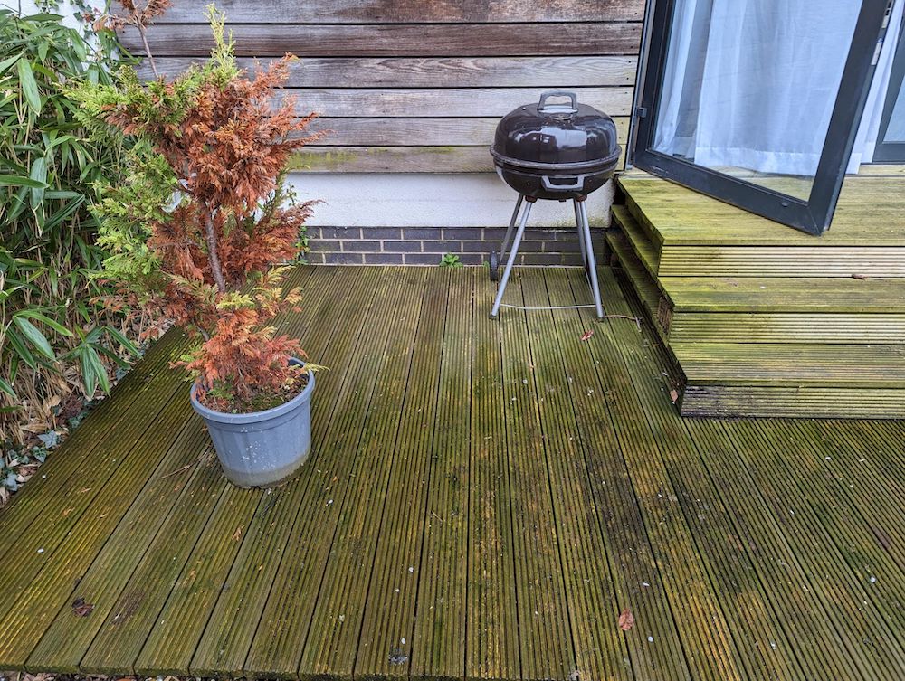 Decking cleaning in Aughton CCPW