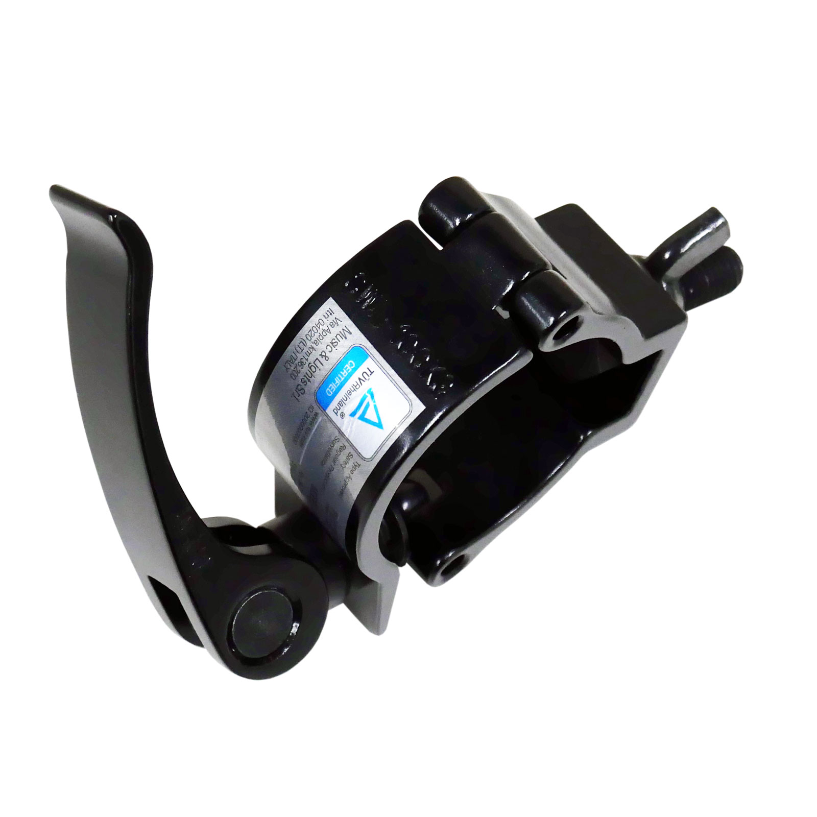 50mm Coupler with Quick Lock Clamp 100kg M10 Black