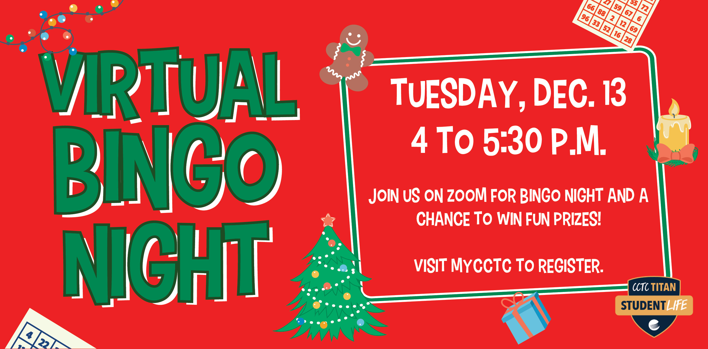 Virtual Bingo Night Central Carolina Technical College