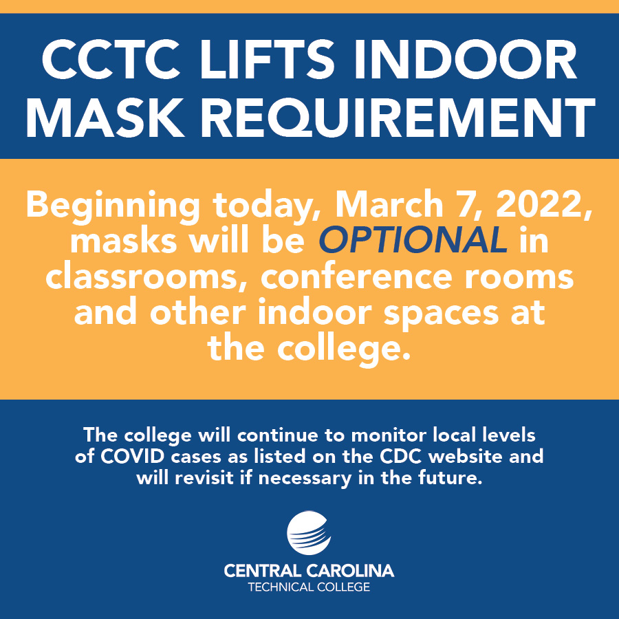 COVID19 Updates Central Carolina Technical College