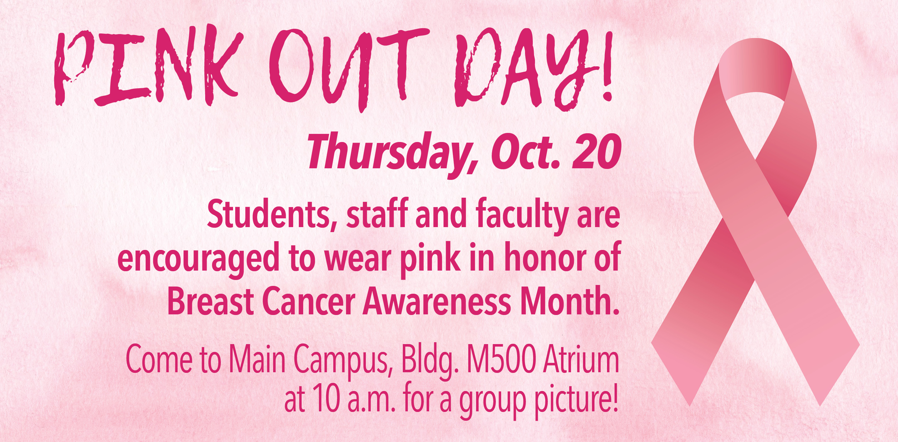 Pink Out Day! Central Carolina Technical College