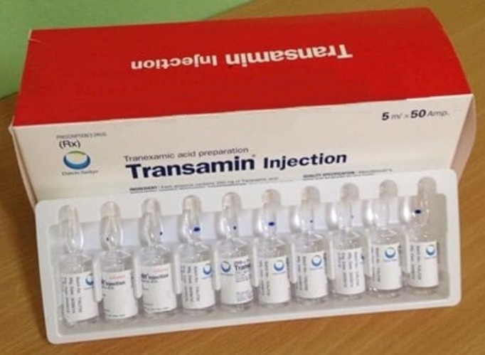 TRANEXAMIC ACID PREPARATION 5 ml TRANSAMIN (TRANEXAMIC ACID 250 mg