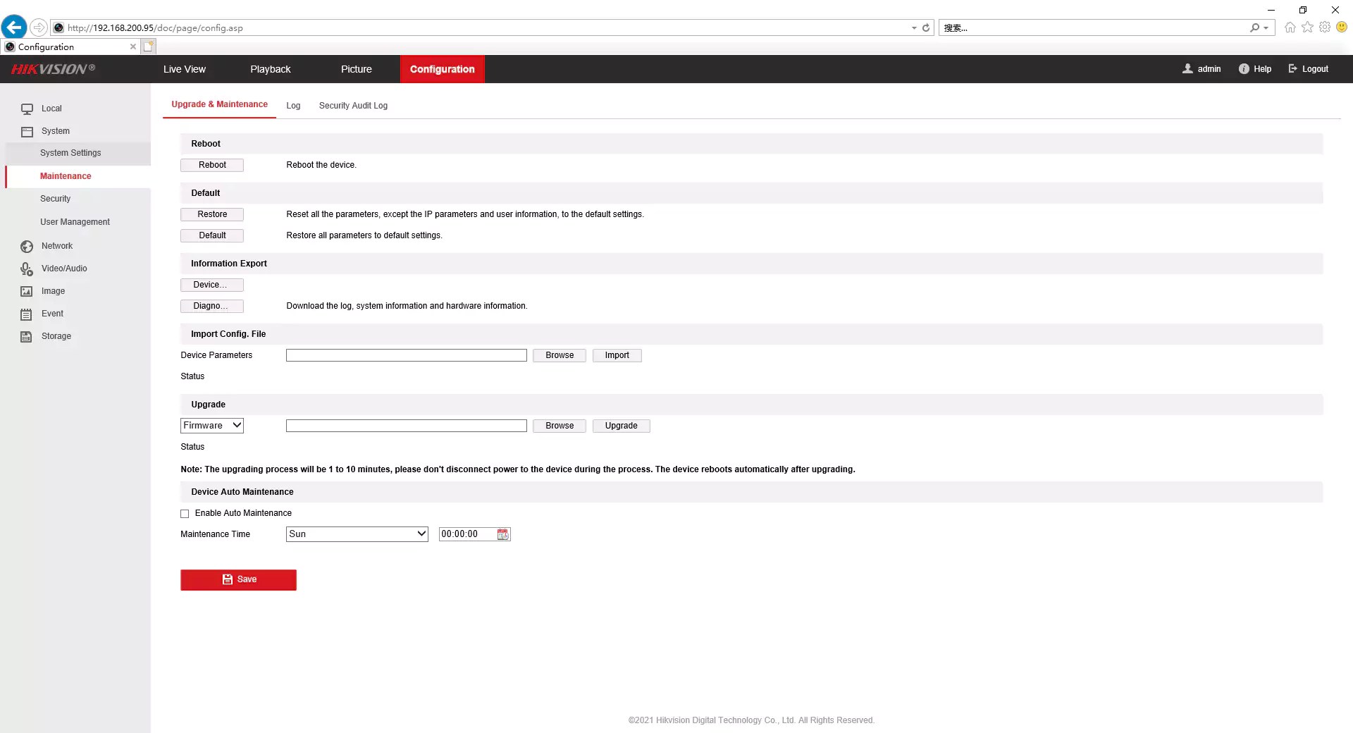 How to Reset a Hikvision IP Camera Back to Factory Defaults